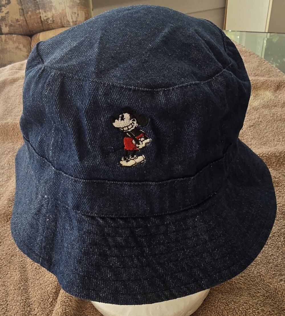 Mickey Mouse Bucket Hat Denim Blue